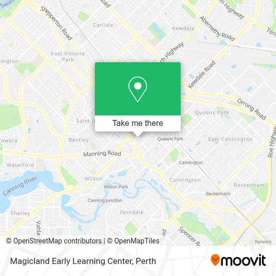 Mapa Magicland Early Learning Center