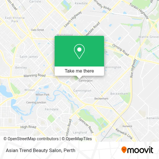 Asian Trend Beauty Salon map