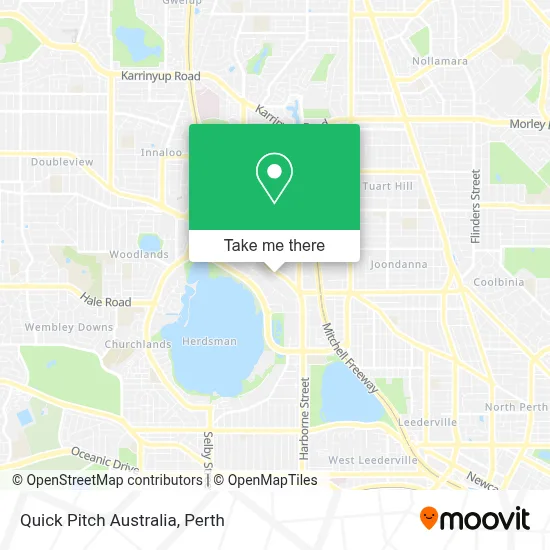 Mapa Quick Pitch Australia