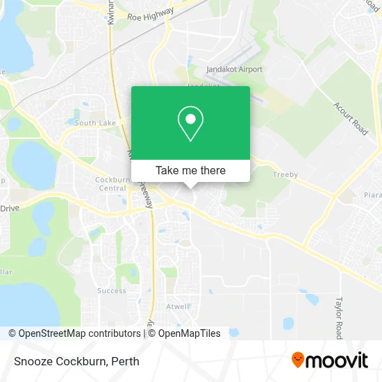Mapa Snooze Cockburn
