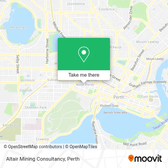 Mapa Altair Mining Consultancy