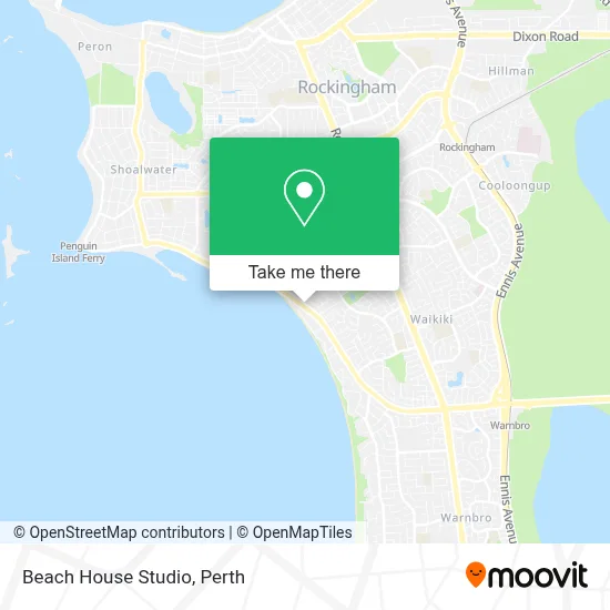 Mapa Beach House Studio