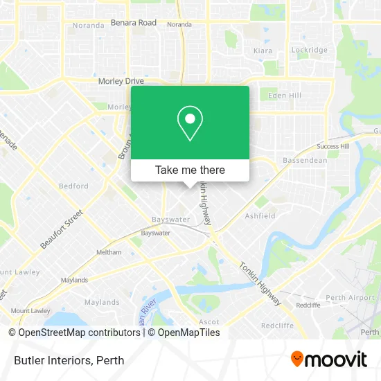 Butler Interiors map