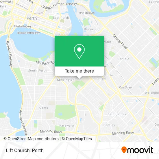 Mapa Lift Church