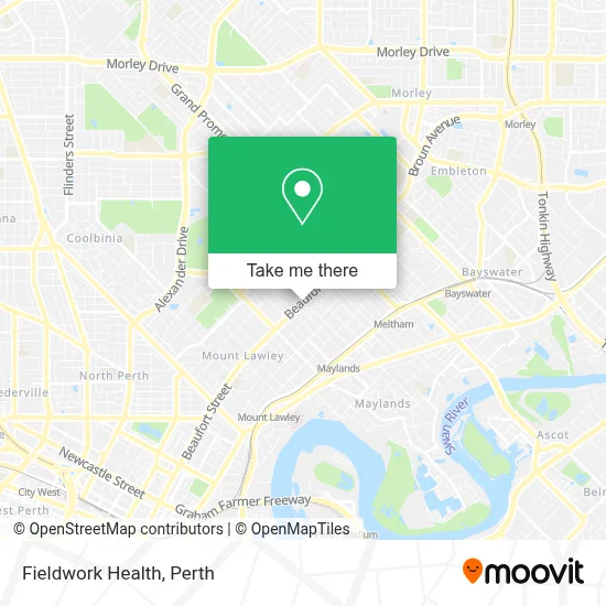 Mapa Fieldwork Health