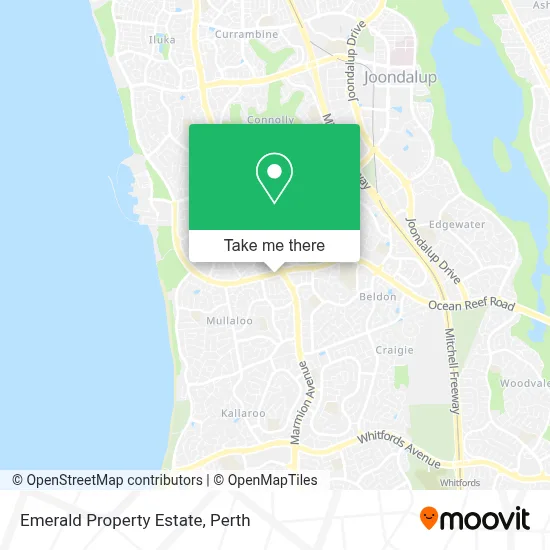Mapa Emerald Property Estate