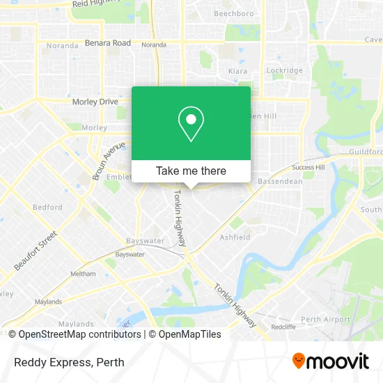 Mapa Reddy Express
