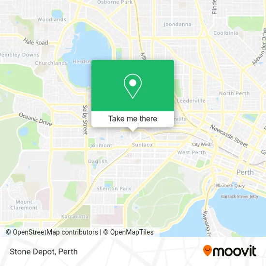 Mapa Stone Depot
