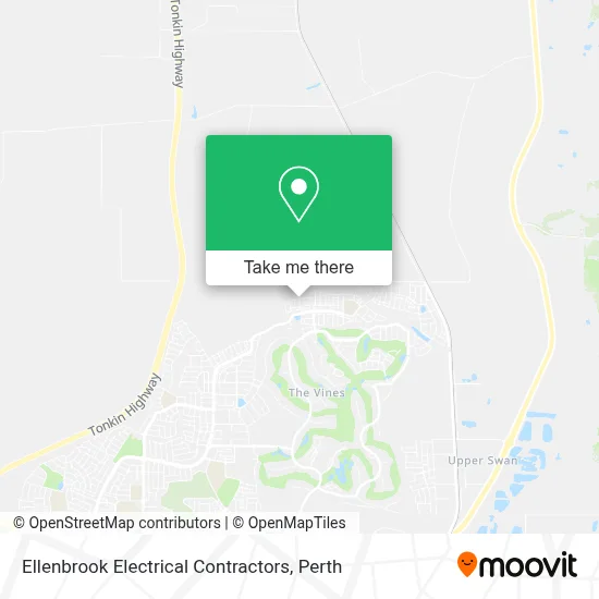 Mapa Ellenbrook Electrical Contractors