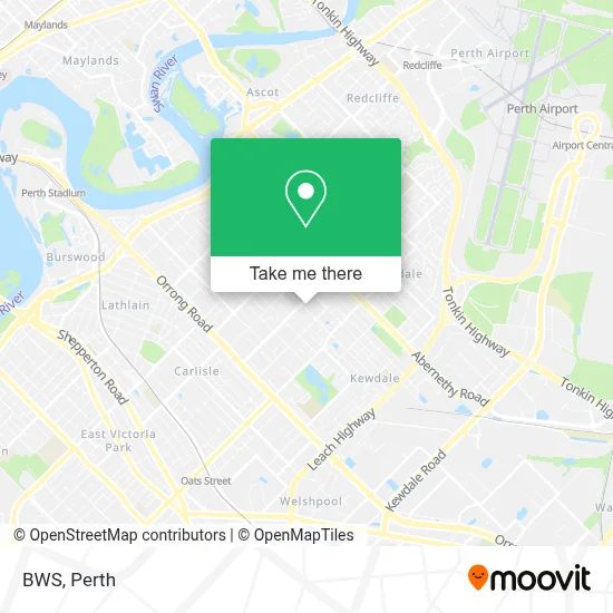 Mapa Bws