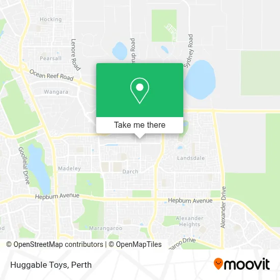 Mapa Huggable Toys