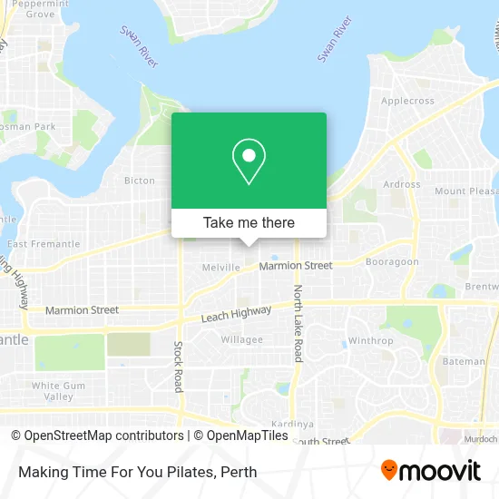 Making Time For You Pilates map