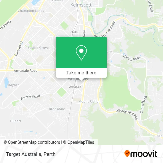 Mapa Target Australia
