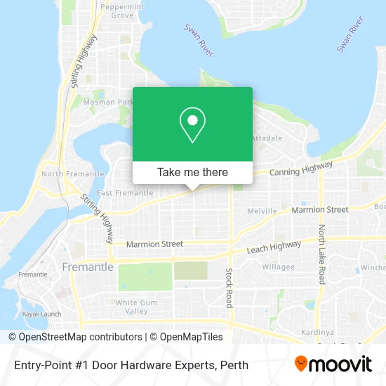Mapa Entry-Point #1 Door Hardware Experts