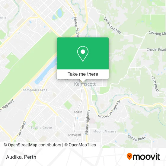 Mapa Audika