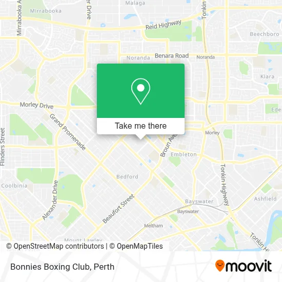 Mapa Bonnies Boxing Club