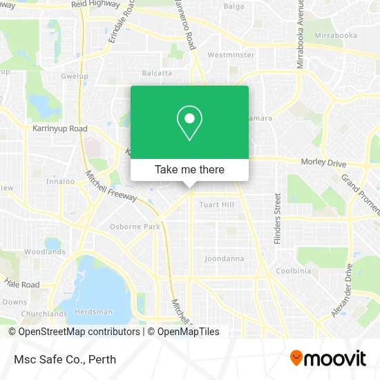 Mapa Msc Safe Co.