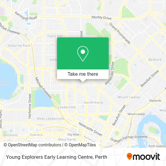 Mapa Young Explorers Early Learning Centre