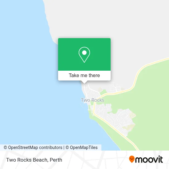 Mapa Two Rocks Beach