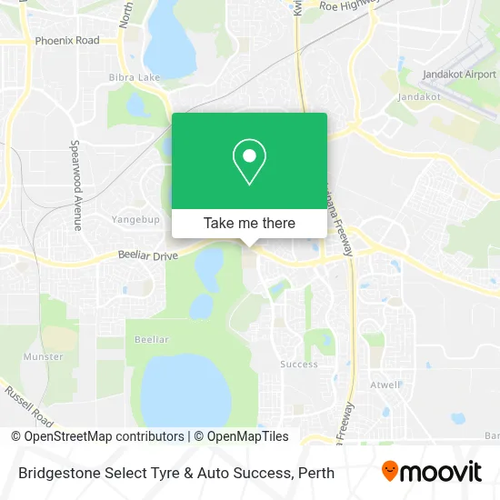Mapa Bridgestone Select Tyre & Auto Success