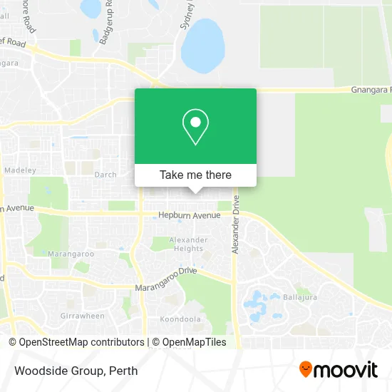 Mapa Woodside Group