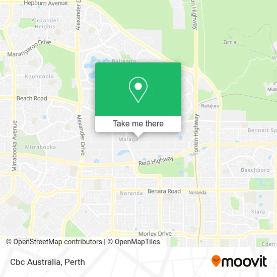 Mapa Cbc Australia