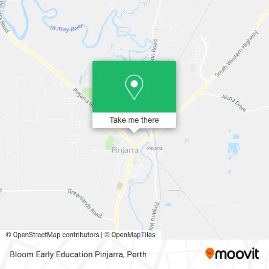 Mapa Bloom Early Education Pinjarra