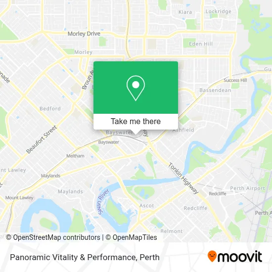 Mapa Panoramic Vitality & Performance