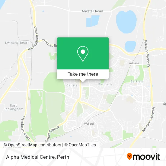 Mapa Alpha Medical Centre