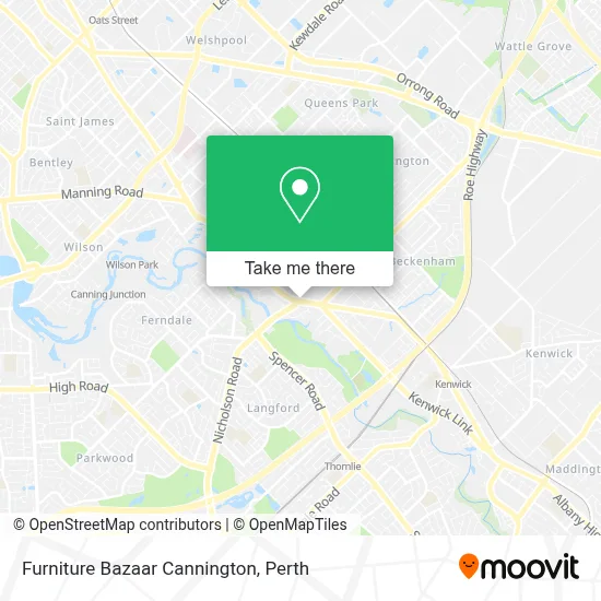 Mapa Furniture Bazaar Cannington