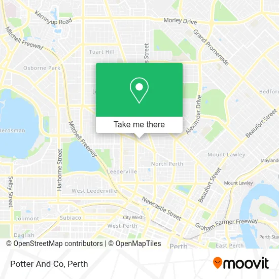 Mapa Potter And Co