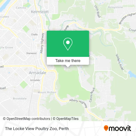 Mapa The Locke View Poultry Zoo