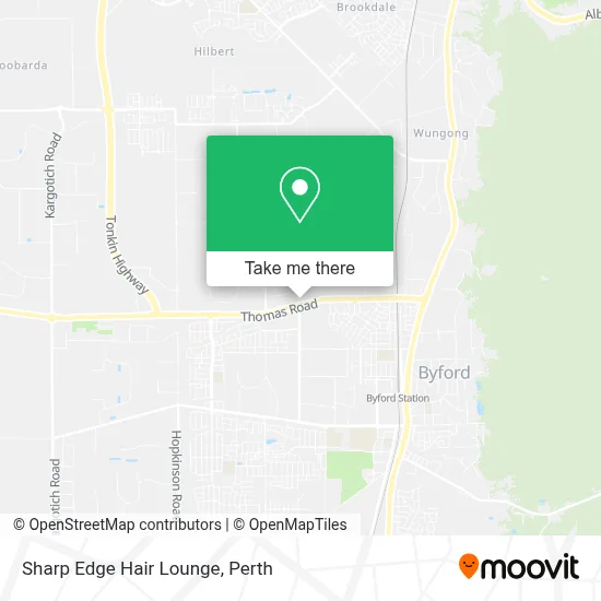 Mapa Sharp Edge Hair Lounge