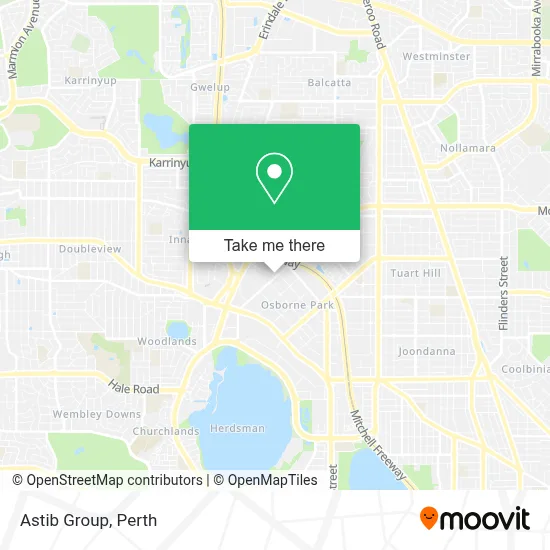 Mapa Astib Group