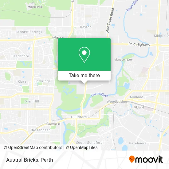 Austral Bricks map