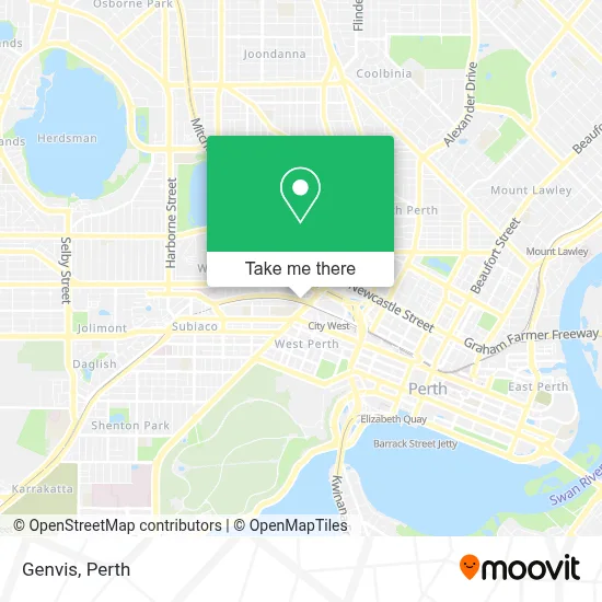 Mapa Genvis