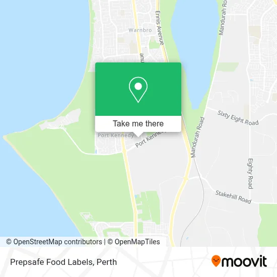 Mapa Prepsafe Food Labels