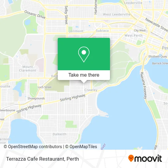 Terrazza Cafe Restaurant map