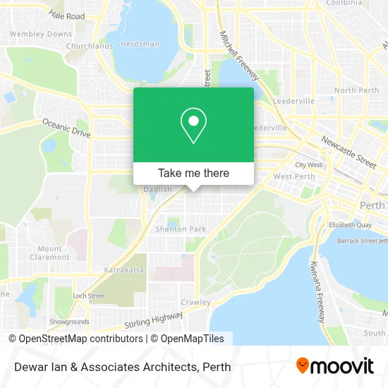 Mapa Dewar Ian & Associates Architects