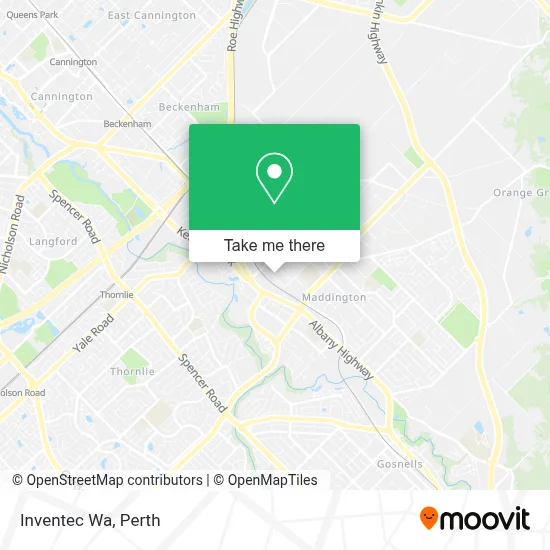 Mapa Inventec Wa