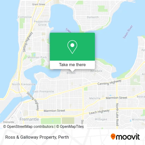 Mapa Ross & Galloway Property