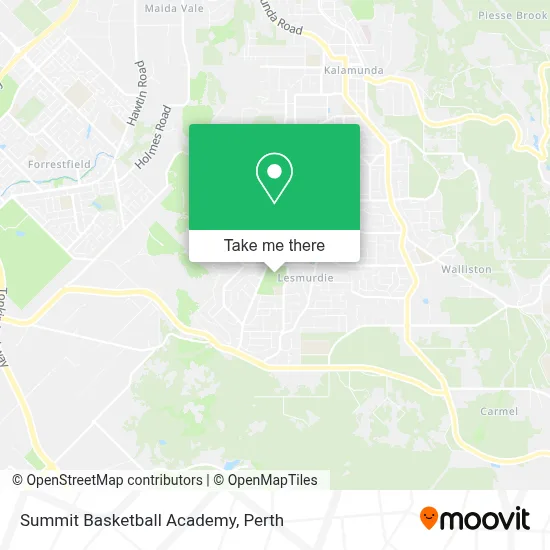 Mapa Summit Basketball Academy