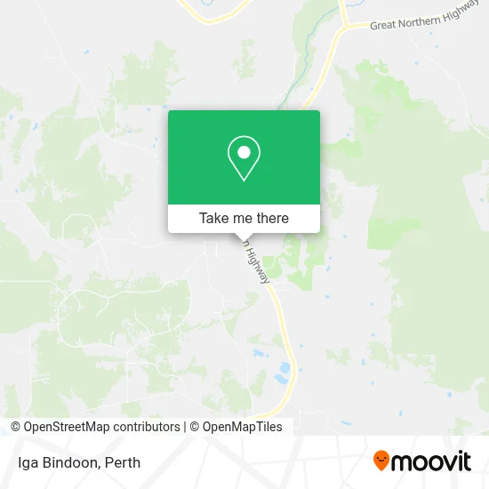 Mapa Iga Bindoon