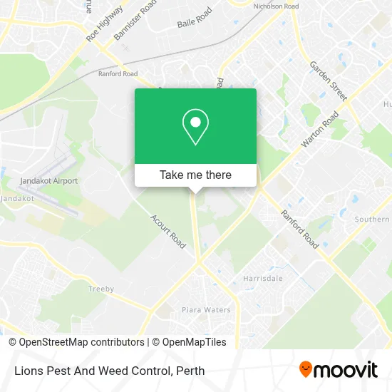 Mapa Lions Pest And Weed Control