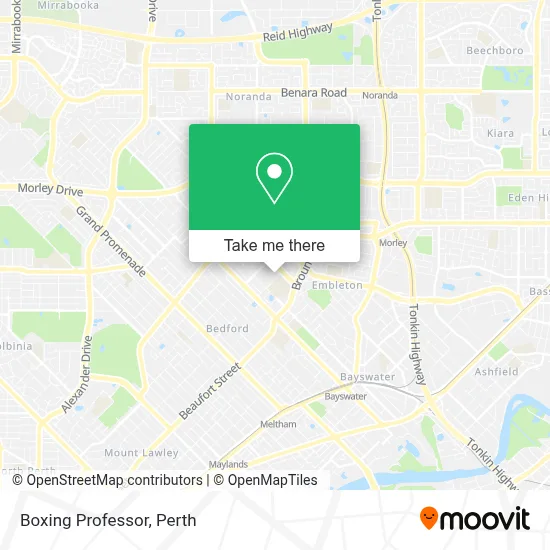Boxing Professor map