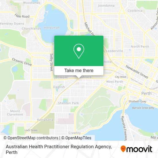 Mapa Australian Health Practitioner Regulation Agency