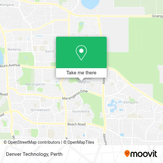 Mapa Denver Technology