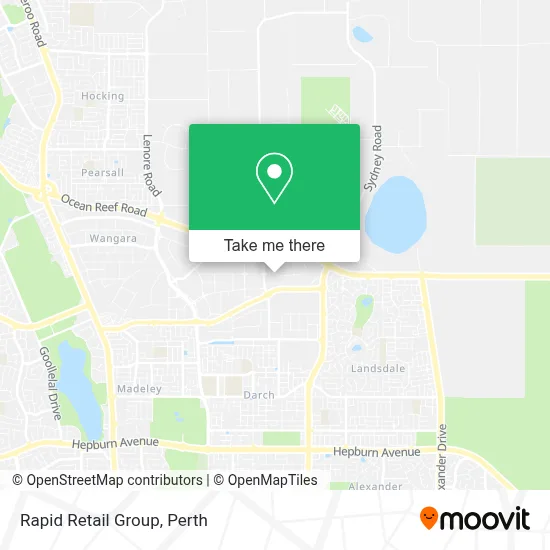 Mapa Rapid Retail Group