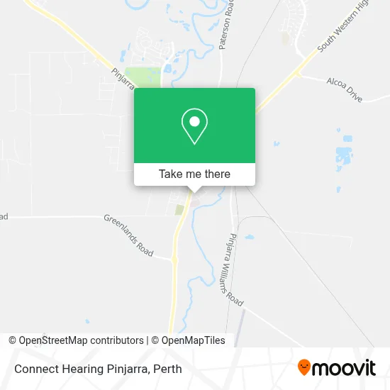 Mapa Connect Hearing Pinjarra