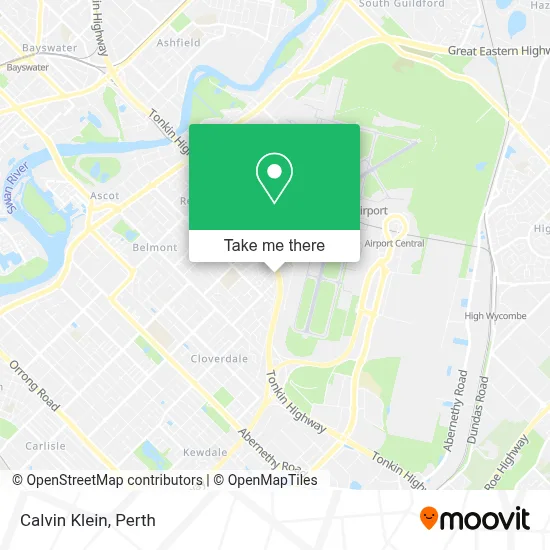 Mapa Calvin Klein